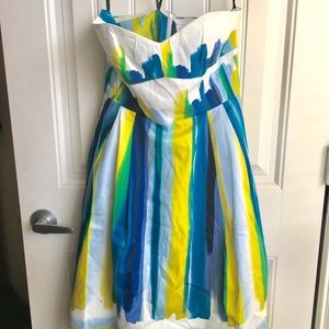 Calvin Klein Strapless Cotton Dress Size 4